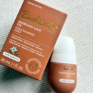 BushBalm Ingrown Hair Oil All-natural oil for ingrown hairs + razor bumps